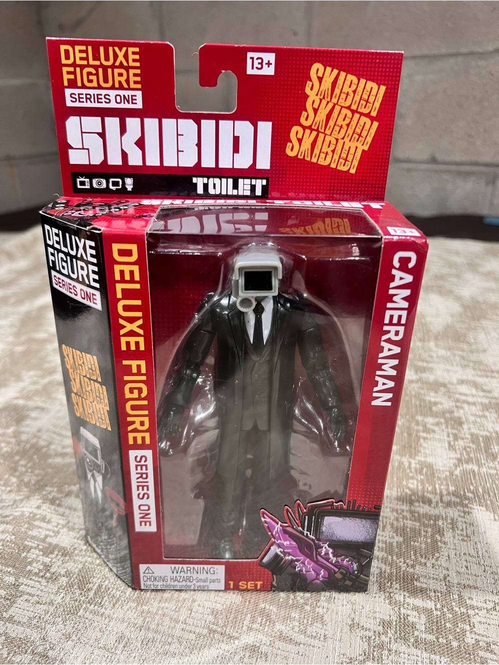 Skibidi Toilet Deluxe Figure Series One Cameraman Action Figure